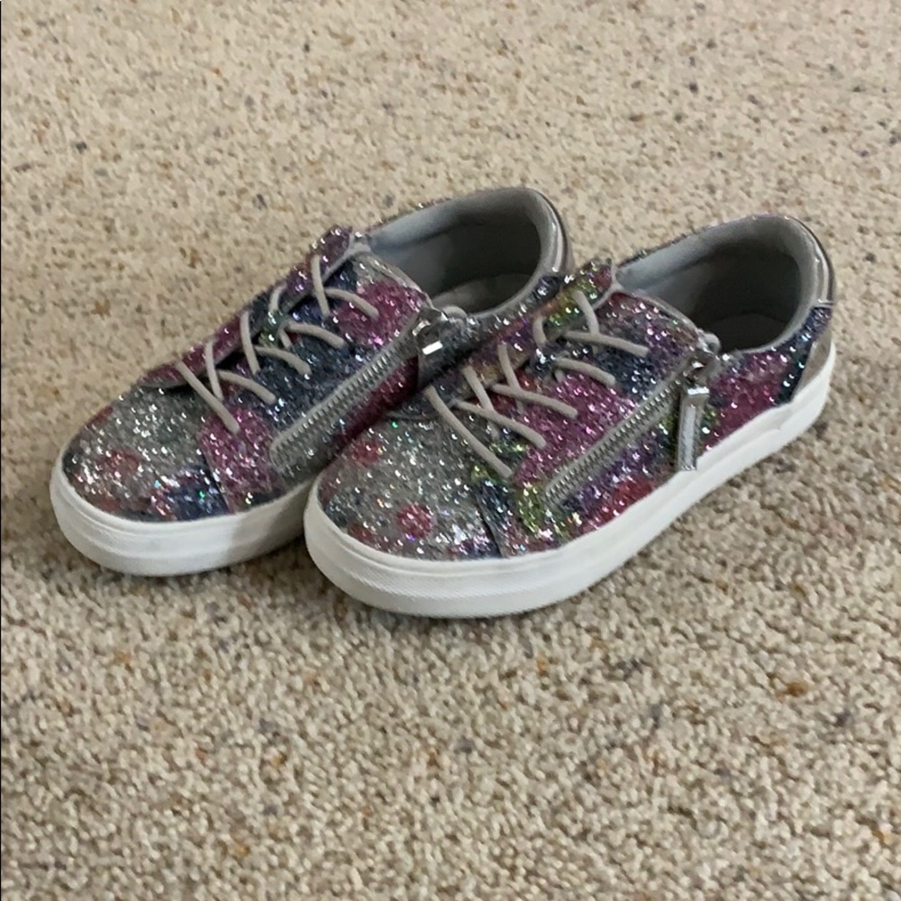 Glitter Zipper Sneaker